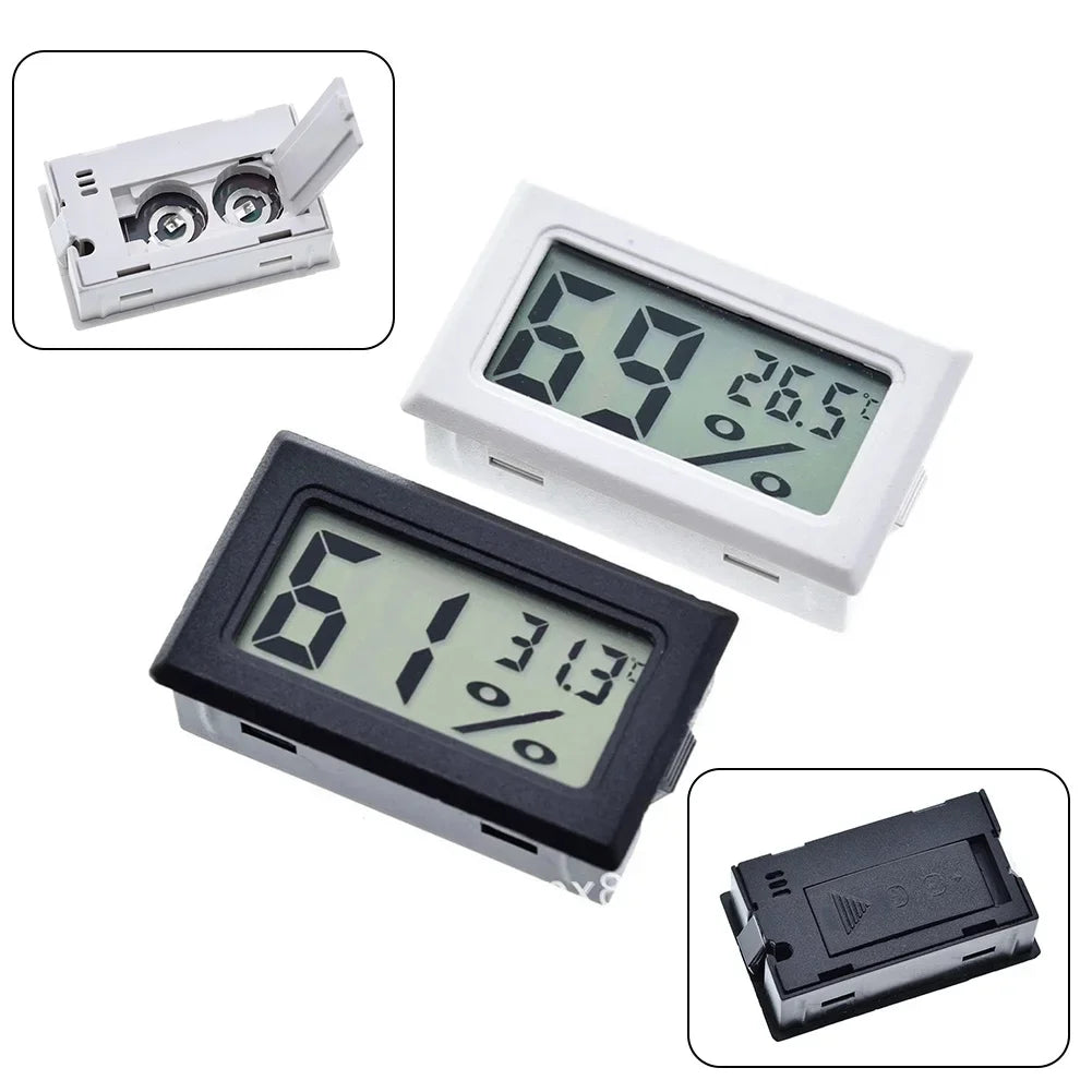 LCD Digital Thermometer Hygrometer Probe Fridge Freezer Thermograph Zpaxo