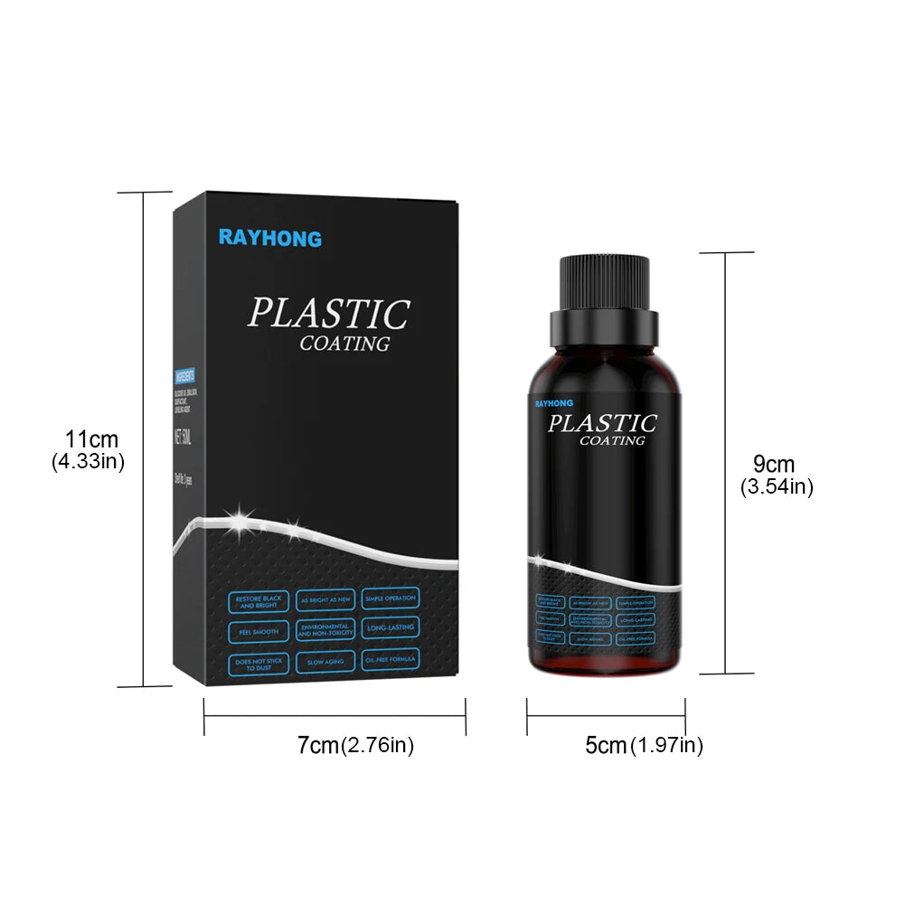 Plastics Parts Refurbish Agent Car Interior Dashboard Panel Wax Zpaxo