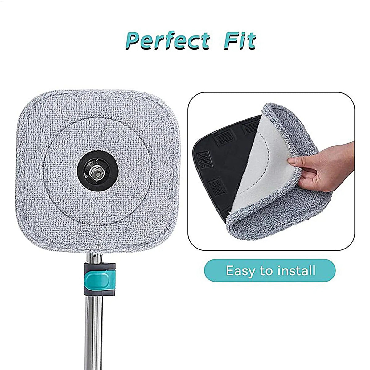 Microfiber Mop Refills Replacement Pads Wet Dry Floor Cleaning Zpaxo