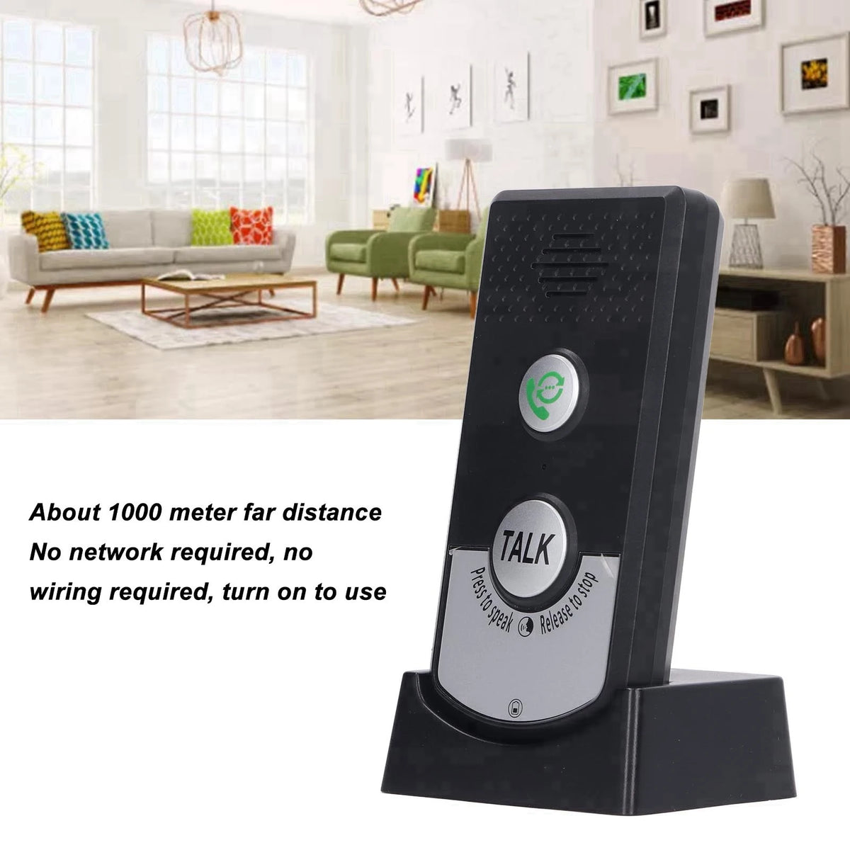 2 Way Voice Intercom Long Range Wireless Intercomunicador Waterproof Zpaxo