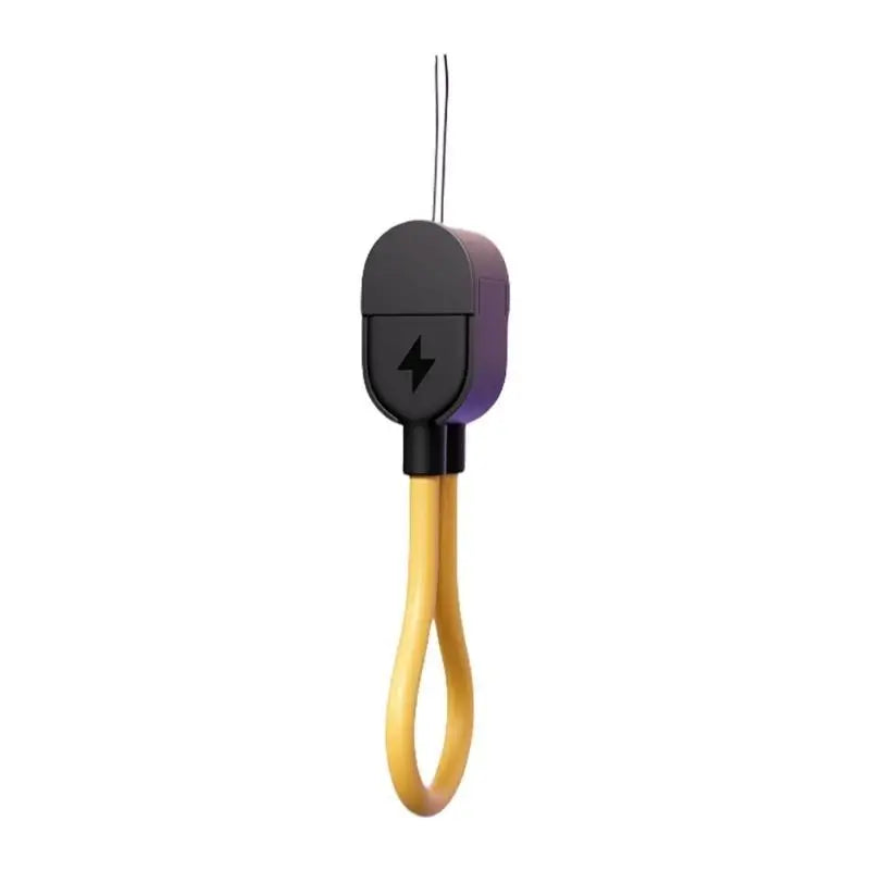 652F Compactly Type C Charging Cable Keychain 60W Fast Power Cord For Phone 15 Zpaxo Yellow China Mainland