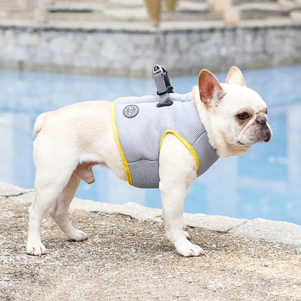 Dog Cooling Vest Summer Breathable Chest Back S Quick Release Buckle Zpaxo
