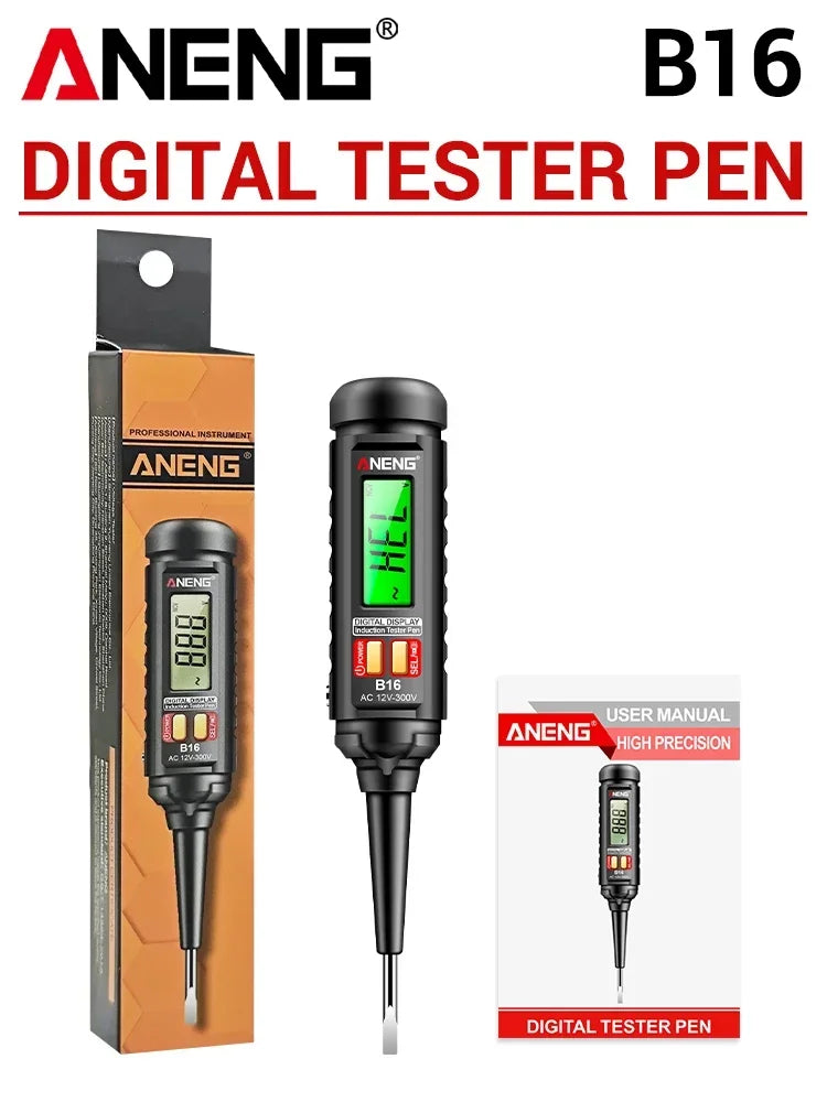 Voltage Tester Pen 12V-300V Non-contact Induction Detector NCV Zpaxo B16 tester pen