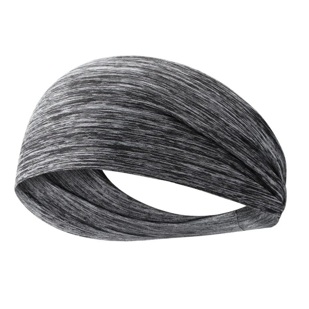 Sweat Absorption Headdress Quick Dry Running Head Band Anti-slip Zpaxo 1PCS Grey