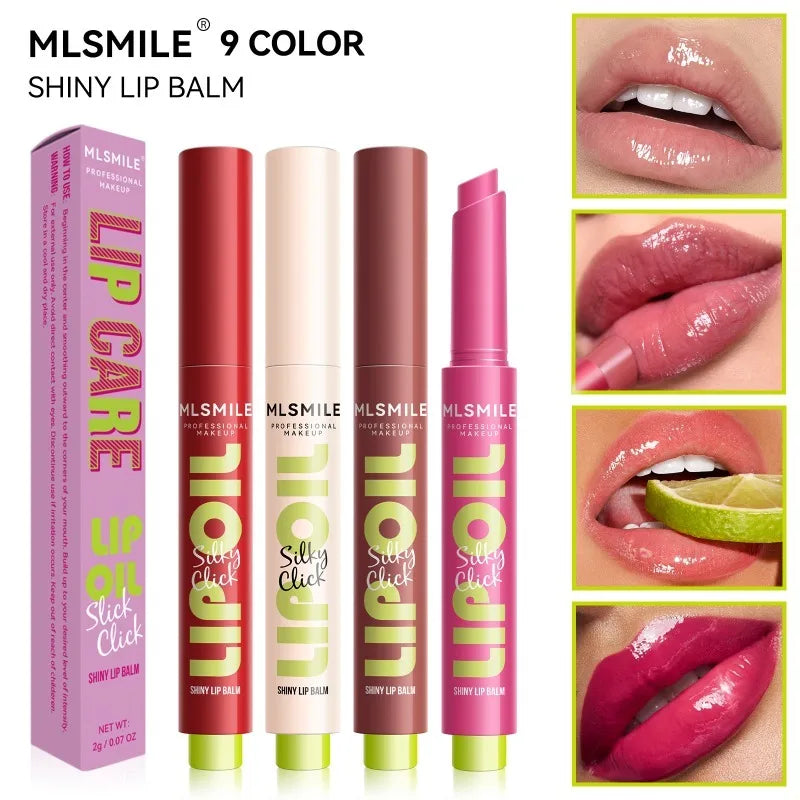 Multicolor Mirror Silky Lip Gloss Hydrating Solid Press Lipstick Zpaxo