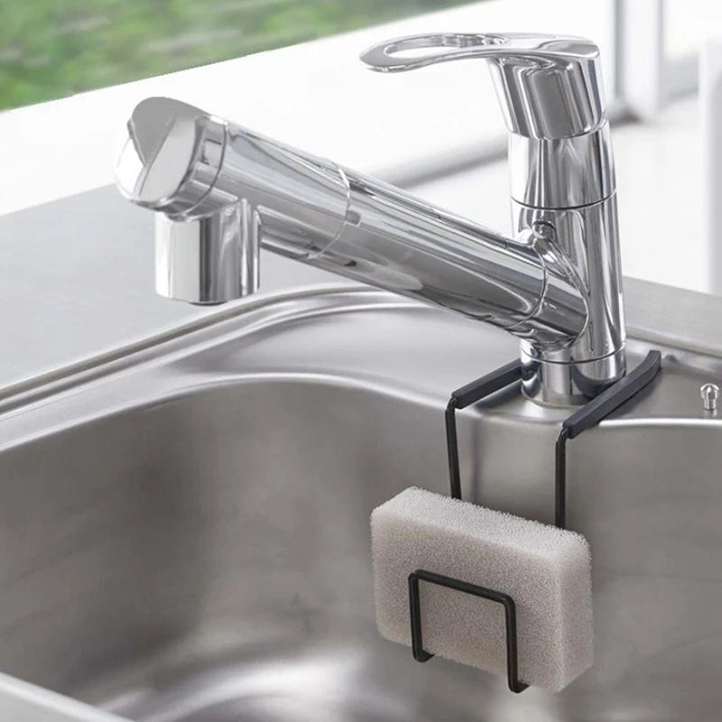 CMSponge Holder Kitchen Sink Durable Metal Suction Cup Sponge Caddy Zpaxo