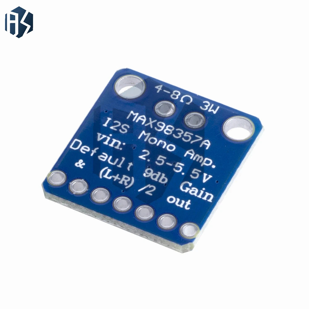 MAX98357 I2S Class D Audio Amplifier Breakout Module 3W Filterless Zpaxo