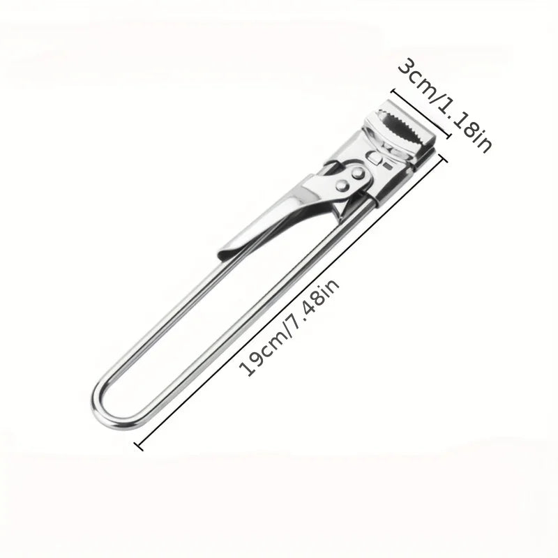 Adjustable Multi-function Bottle Opener Stainless Steel Lids Off Jar Zpaxo