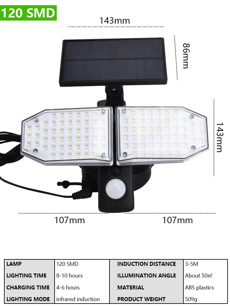 Solar Street Light Motion Detector Waterproof Outside LED Sensor Zpaxo D-509g China Mainland