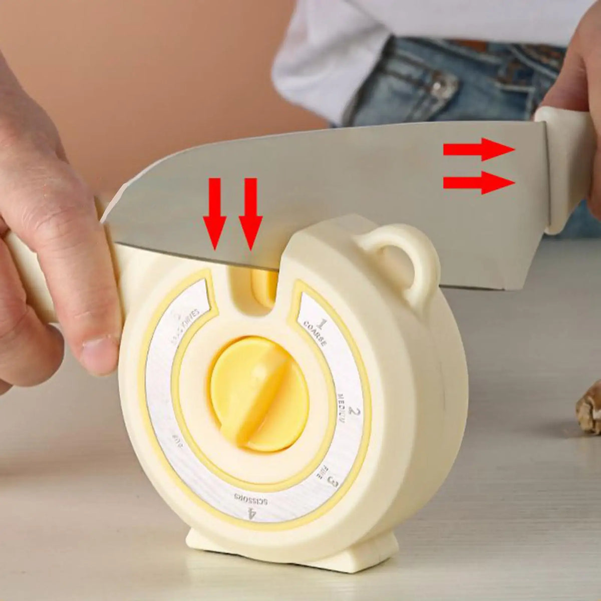Cutter Sharpener Tool Knob Angle Control Kitchen Gadgets Slicing Home Zpaxo