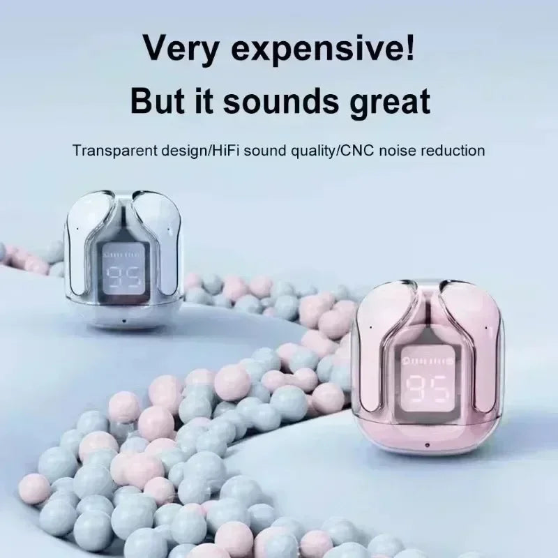 T2 TWS Wireless Headphones LED Power Earphones Digital Display Zpaxo