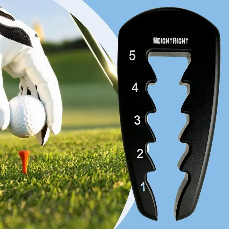 Adjustable Golf Tee Height Tool Precision Setter Consistent Swings Zpaxo