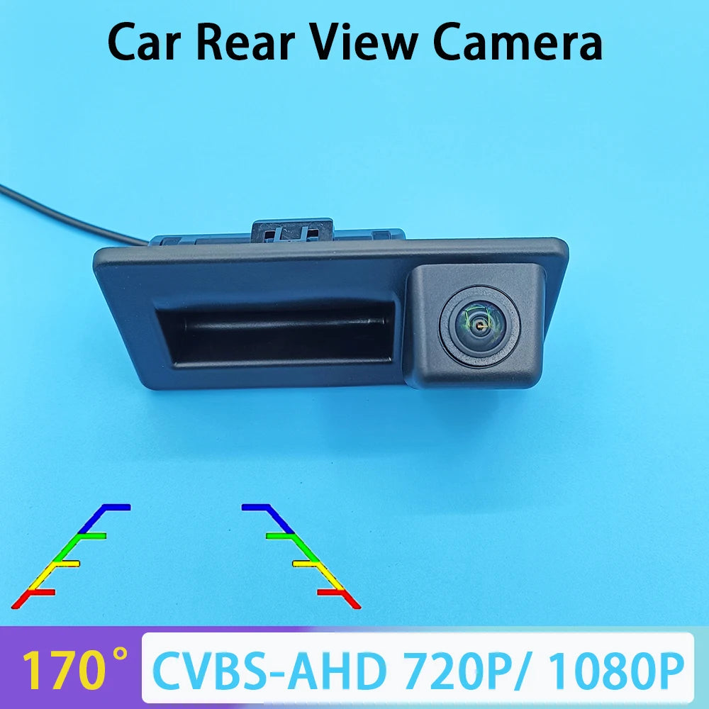 AHD1080P CVBS Car Rear View Reverse Camera Trunk Handle Bracket Audi Zpaxo