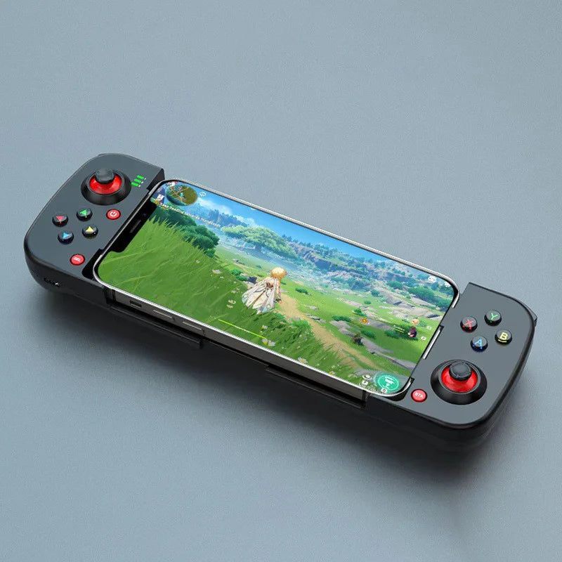 Wireless Bluetooth Stretchable Game Controller Mobile Phone Android Zpaxo Black