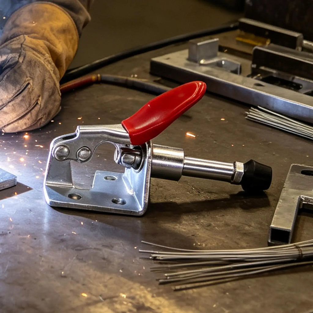 Hold Down Clamp Holding Capacity Push Pull Quick Release Tool Heavy Zpaxo