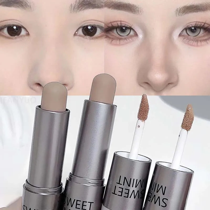 Matte Concealer Contour Stick Moisturizing Lasting Smooth 3D Nose Zpaxo