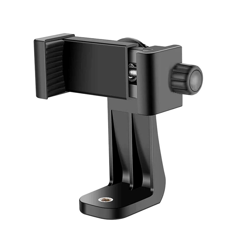 Universal Bracket Phone Holder Tripod Stand Mount Tablet Clip Phone Tripod Shooting Adapter For iPhone Xiaomi Tripod Accessories Zpaxo Black