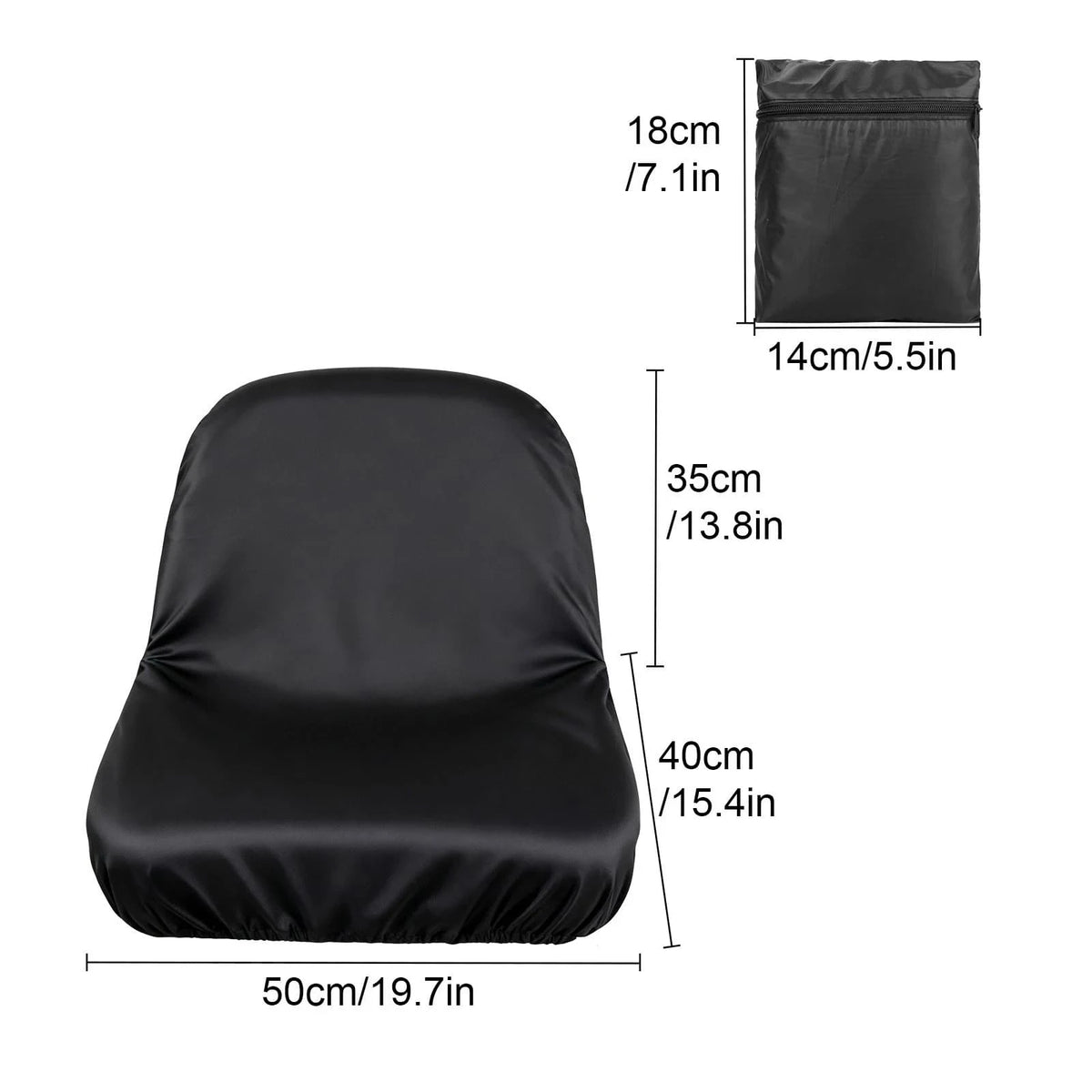 Universal Riding Lawn Mower Tractor Seat Dust Cover Waterproof Oxford Zpaxo