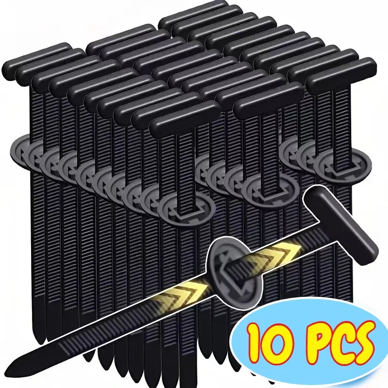 Nylon Universal Cable Tie Heavy Duty Cable with Pin Button Self-Locking Zip Ties Holder Multifunctional Plastic Cable Ties Tool Zpaxo 10PCS