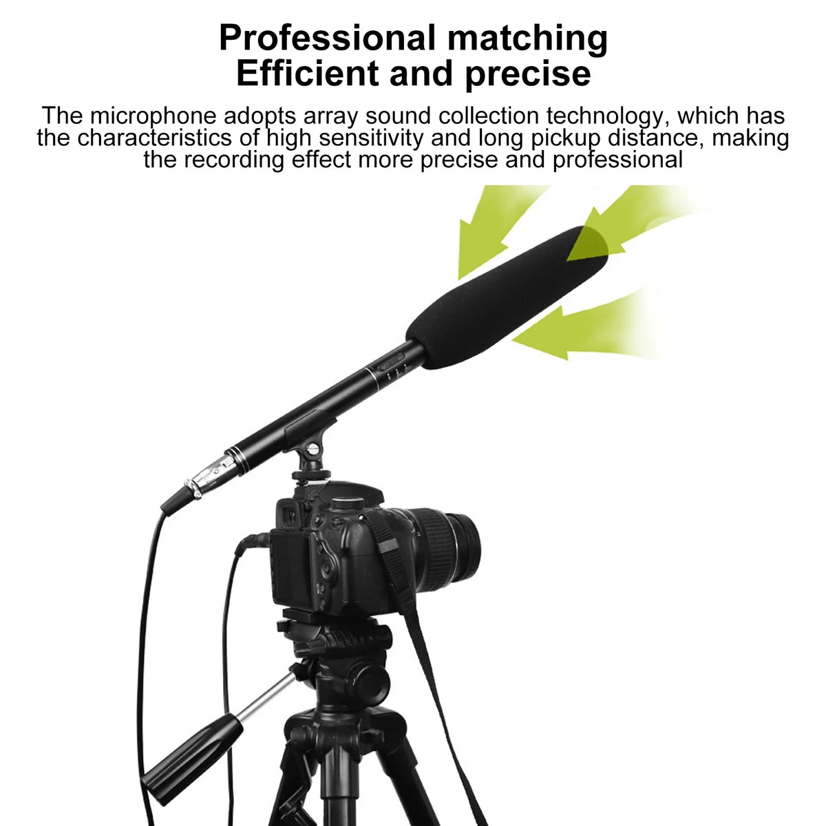 Condenser Microphone Dual Pickup Modes Sensitivity XLR Mobile Phones Zpaxo