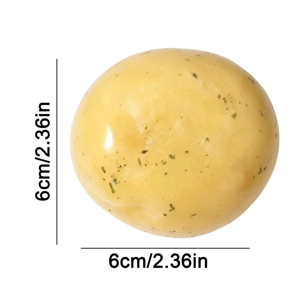 Handmade Mashed Potato Squeeze Toy Realistic Soft Stress Relief Funny Zpaxo