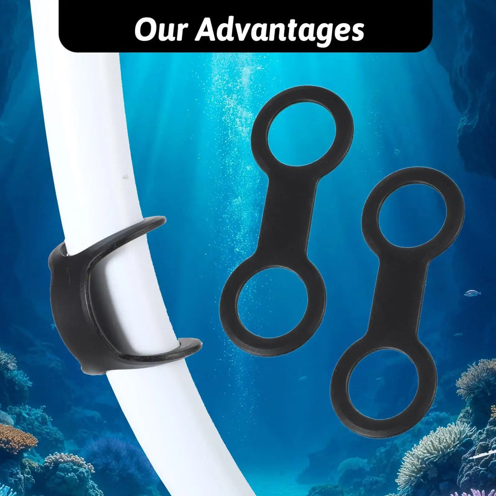 Snorkel Keeper Quick Release Double-ring Flexible Silicone Retainer Zpaxo