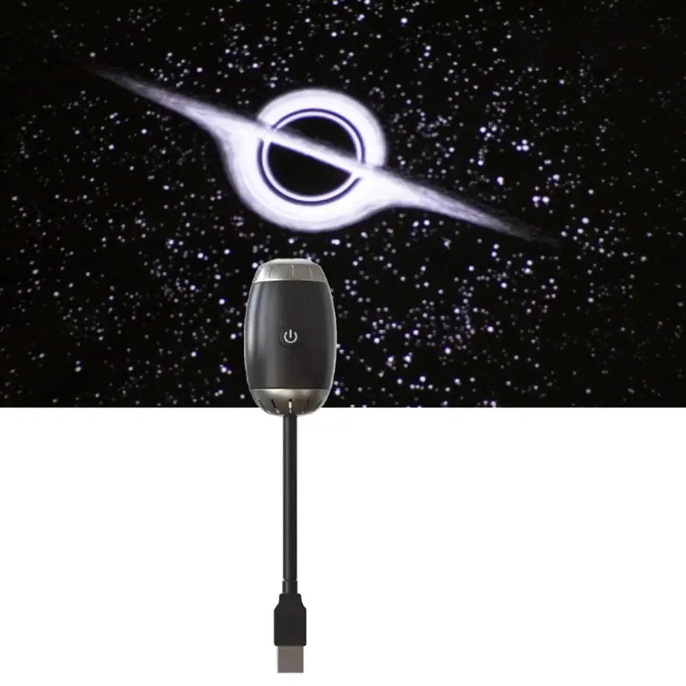 Car Interior Ambient Light USB LED Starry Galaxy Projector Large Range Adjustable Focus Romantic Multiple Scenes Decor Light Zpaxo B