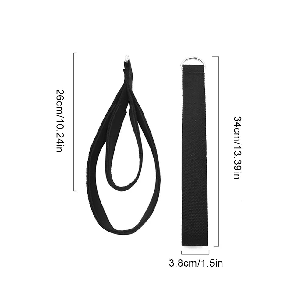 Pilates Straps Double Loop D-ring Exercise Yoga Strap Accessories Zpaxo