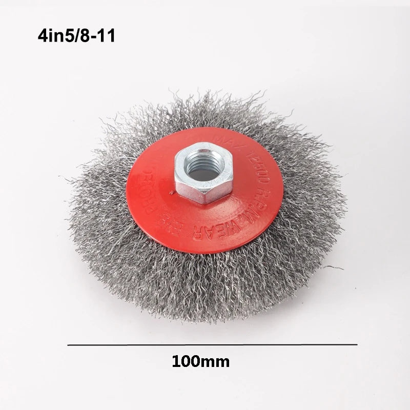 Twisted Steel Wire Wheel Abrasive 75 M14 Cup Brush Powerful Paint Zpaxo B4