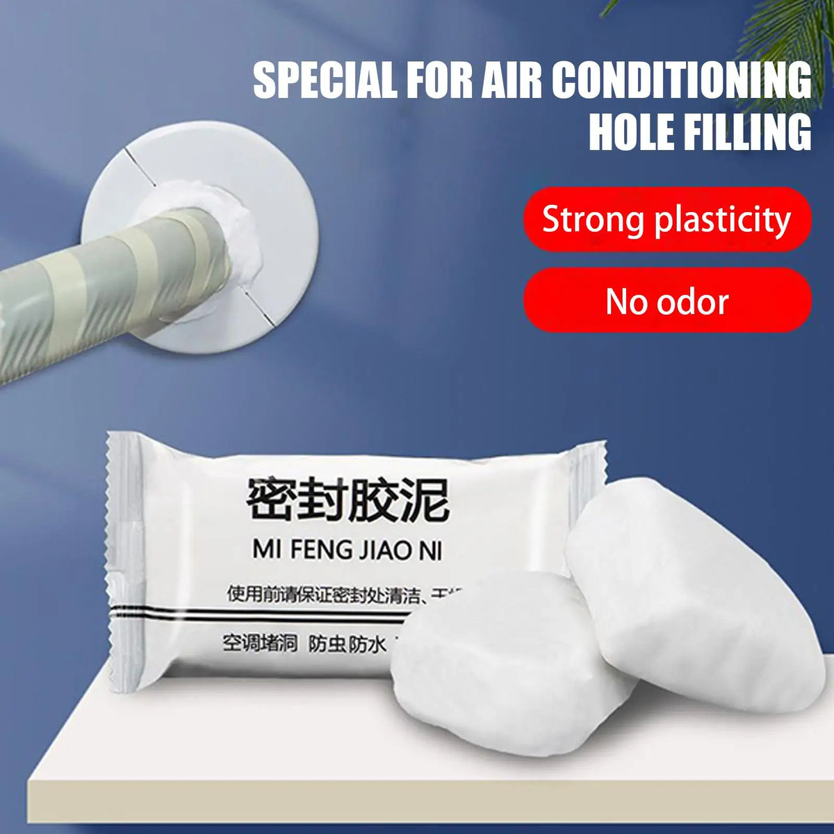 Waterproof Sealant Mastic Quick Mending Mud Duct Sealing Clay Sewer Zpaxo