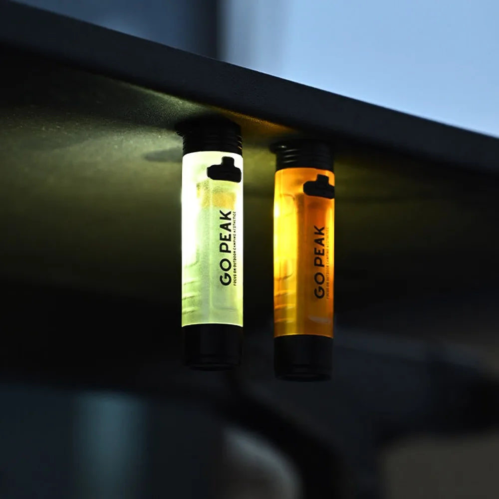 Gopeak Mini Pocket LED Flashlight USB Rechargeable Torch Keychain Clip Cap Light Long Endurance Emergency Hiking Camping Outdoor Zpaxo