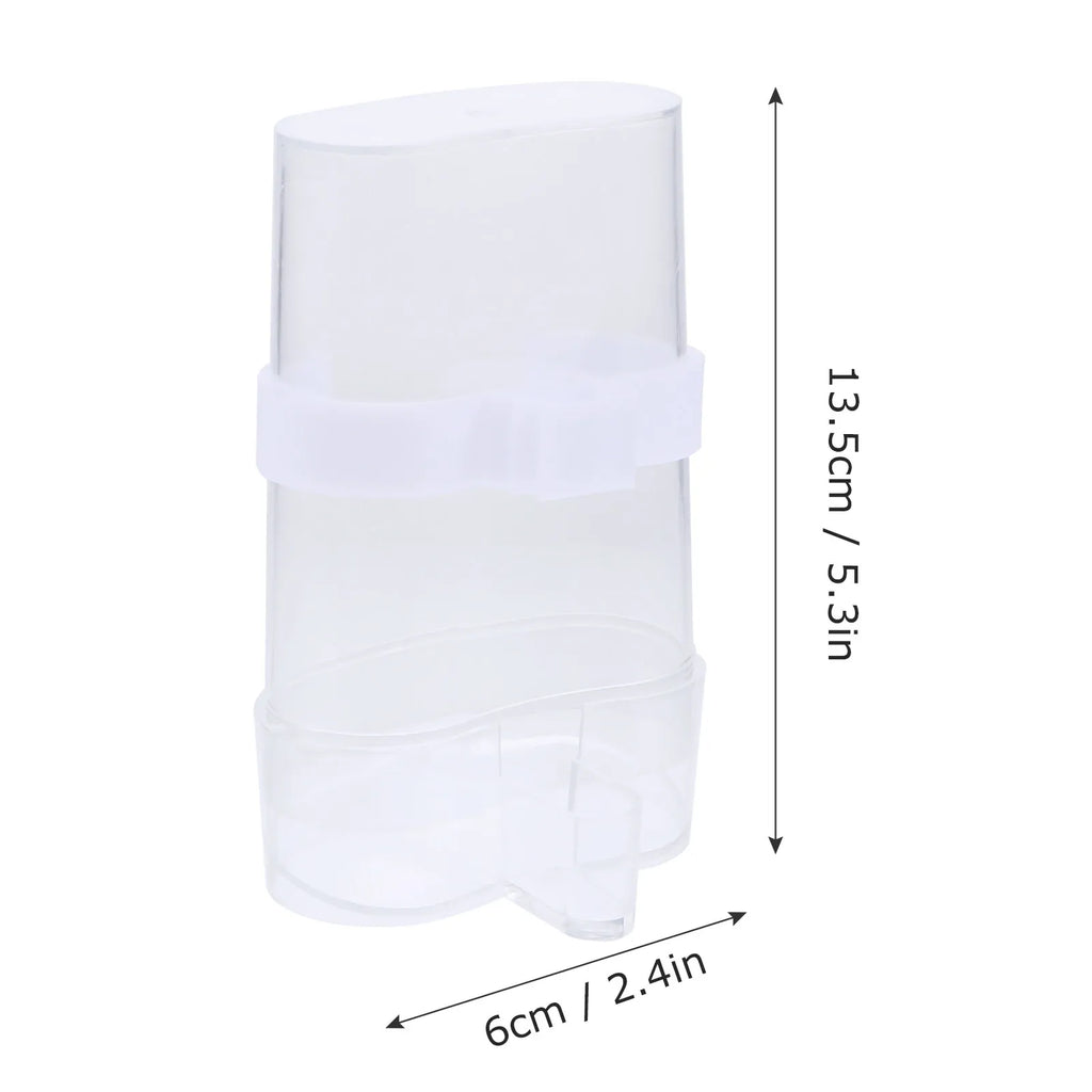 2Sets Automatic Bird Feeder Waterer Plastic Feeding Container Simple Zpaxo