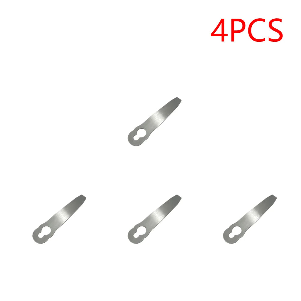 1- Stainless Steel Lawn Mower Blade Mowing Machine Blades Grass Zpaxo A 4PCS