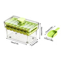 Ice Tray 68 Cube Press Release Silicone Mold Storage Box Stackable Zpaxo A