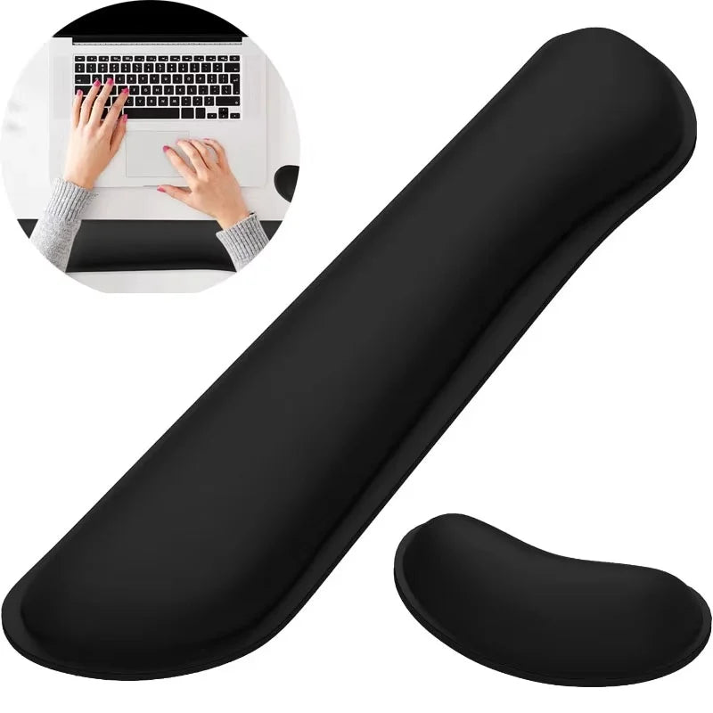 Keyboard Mouse Wrist Rest Pad Memory Foam Hand Support Ergonomic Zpaxo