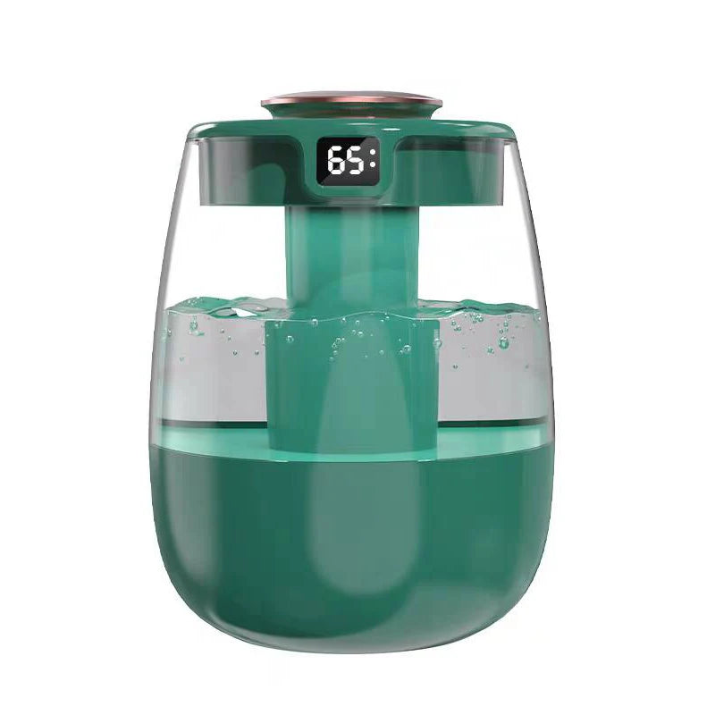 Air Humidifier Aroma Double Spray Port Essential Oil Diffuser USB Zpaxo Green