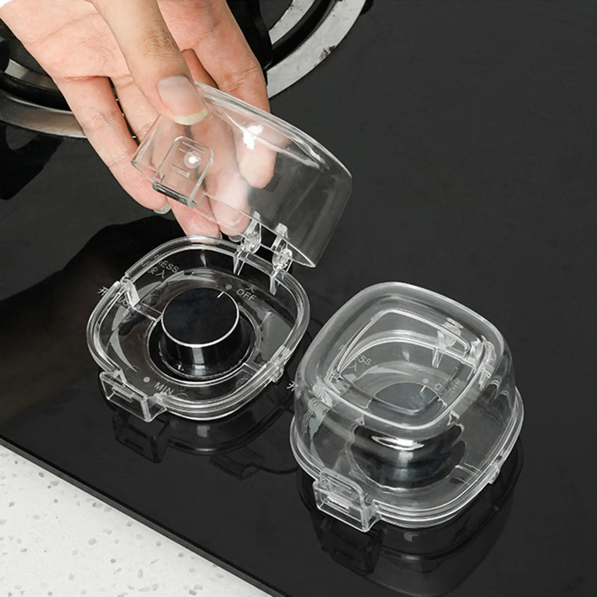 Stove Knob Safety Covers Universal Heat Resistant Oven Lock Child Zpaxo