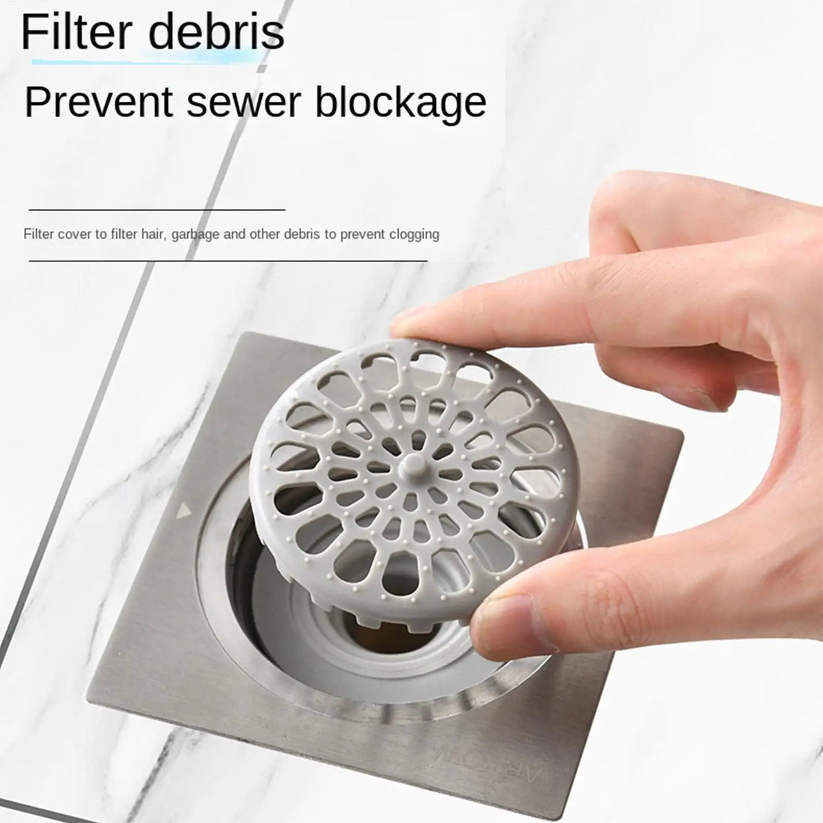 Shower Drain Plug Odor Blocking Mini Bottle Trap Design Anti Smell Zpaxo