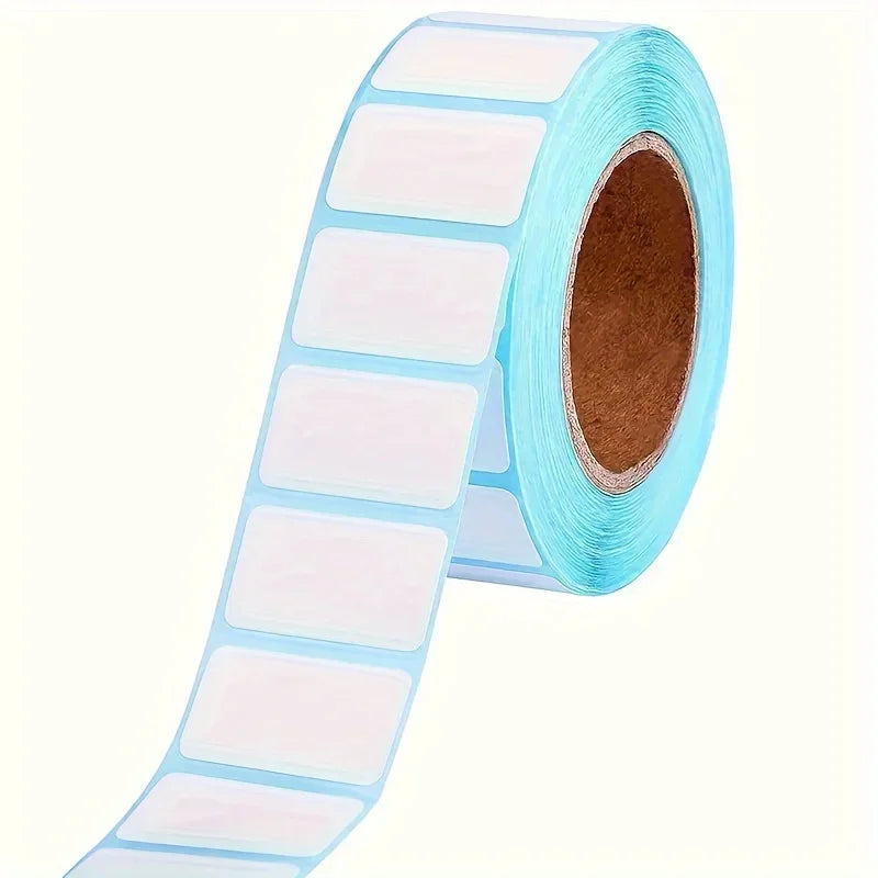 1 Roll 1000 Sheets Universal Self-adhesive Labels Thermal Label Zpaxo 3 x 2 cm 1000 sheets