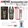 Multifunctional Clamp Meters ANENG PN131 200A AC DC Current 600V Zpaxo PN131