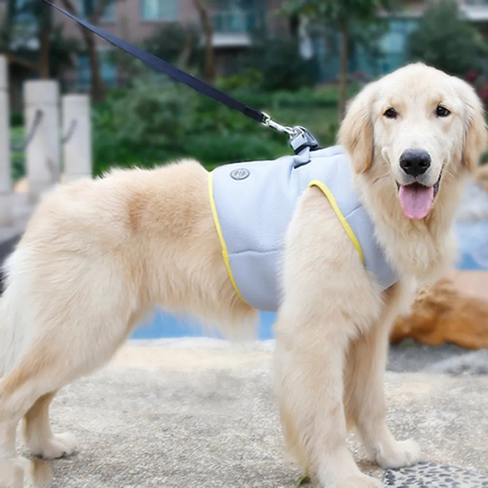 Dog Cooling Vest Summer Breathable Chest Back S Quick Release Buckle Zpaxo