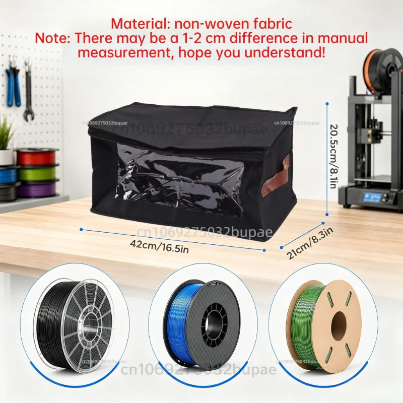 Filament Storage Bag 3d Filament Vacuum Bag Transparent Storage Box 3d Printers Accessories for Home Office Workshop Zpaxo