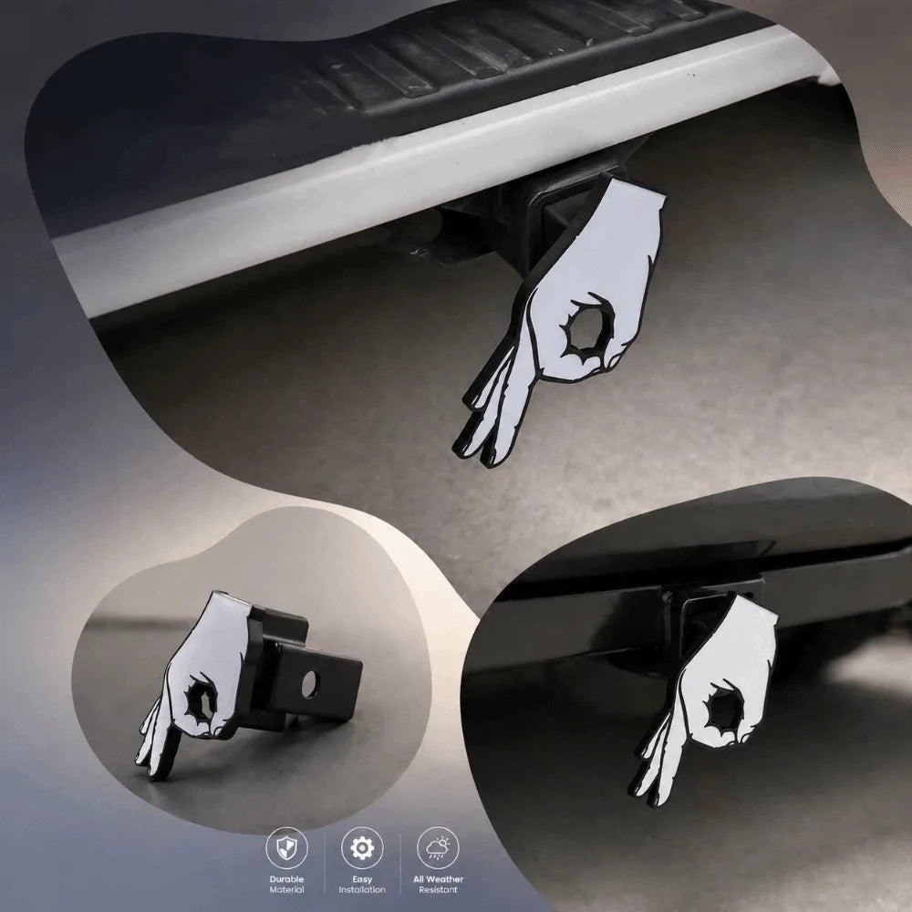 Circle Hand Pattern Trailer Rear Cover Lightweight Material Durable Material SUV Rear Cover Polished Surface Easy To Clean Zpaxo