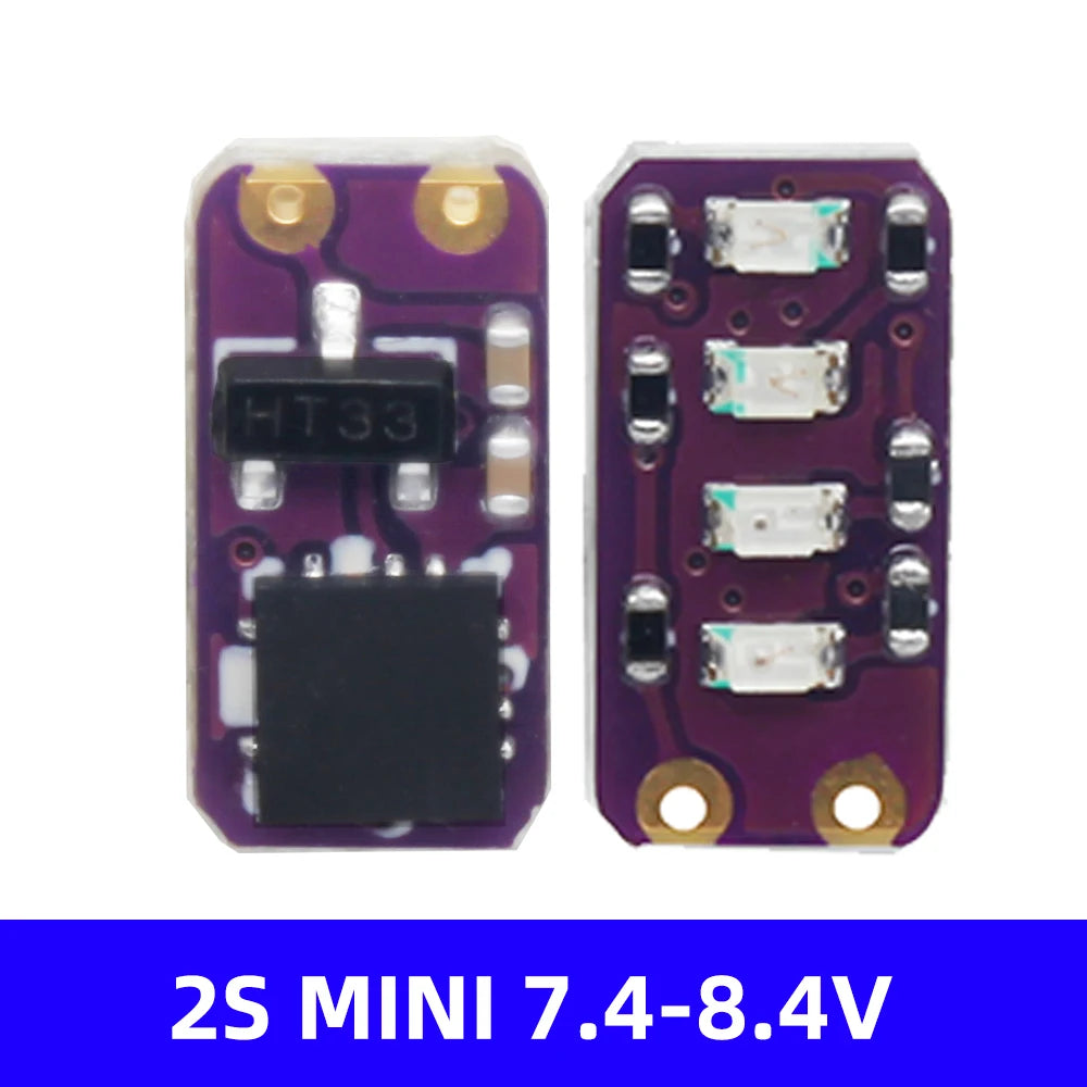 1S 2S 3.7~4.2V Mini LED Lithium Battery Level Indicator Module Zpaxo 2s mini 20pcs