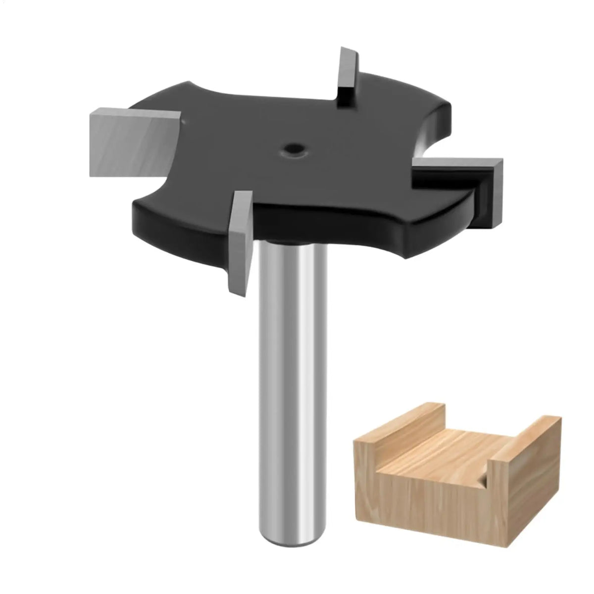 Spoilboard Surfacing Router Bit 1 Shank Wood Milling Cutter 4 Flutes Zpaxo