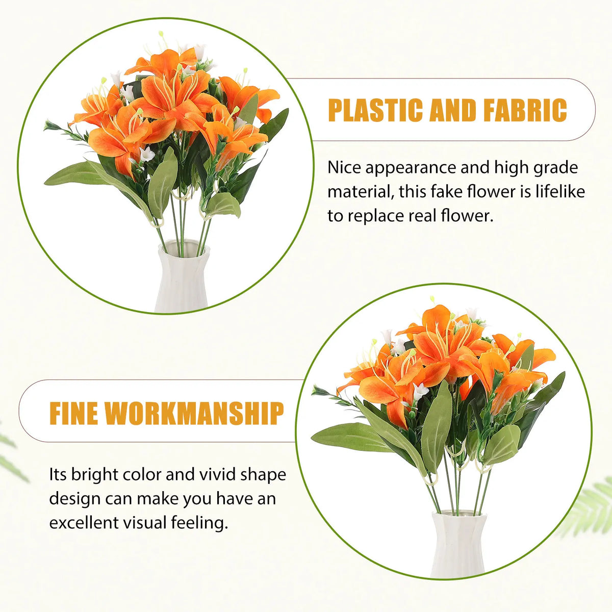 Tall Artificial Indoor Decoration Flower Fake Arrangements Floral Zpaxo