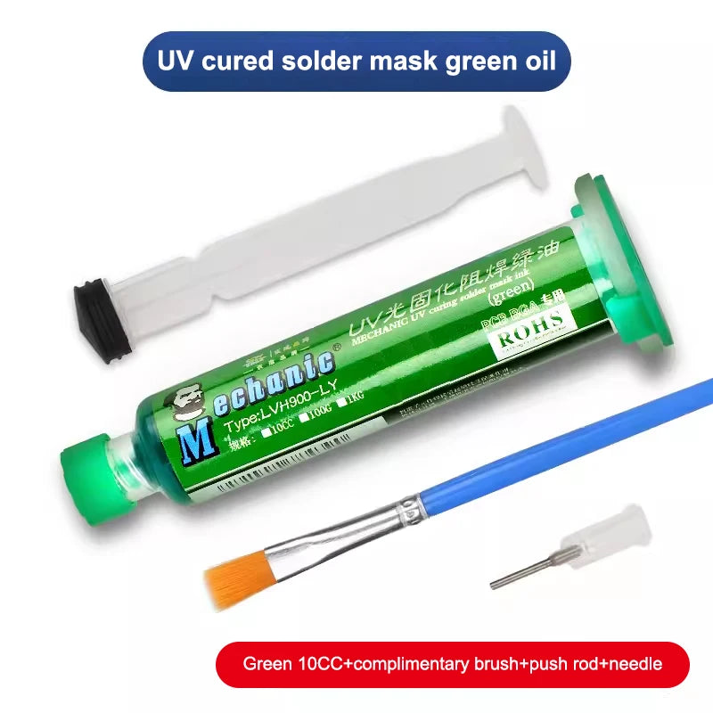 Prevent Corrosive Arcing 6 Colors Oil UV Photosensitive Solder Mask Ink BGA PCB Motherboard Paint Zpaxo A1