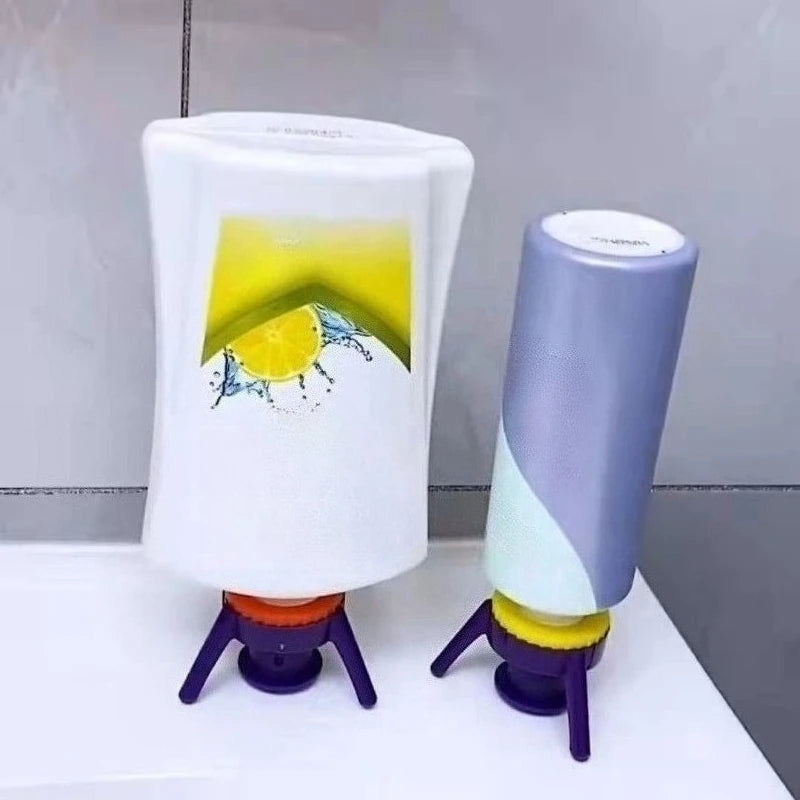 Bottle Emptying Practical Evacuation Cap Down Dispenser Shampoo Zpaxo