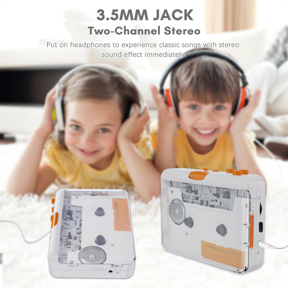 Portable Tape Player USB Cassettes Recorder Cassette MP3 CD Converter Zpaxo