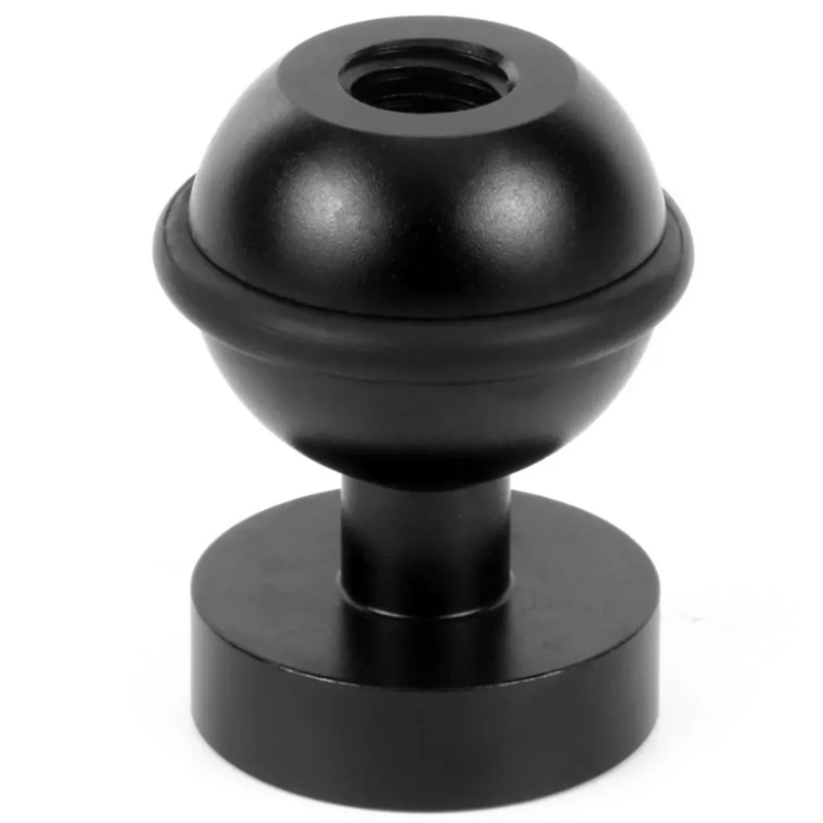 1'' Ball Adapter 1 4 3 8 Hole Head Mount Gopro Action Camera Zpaxo black